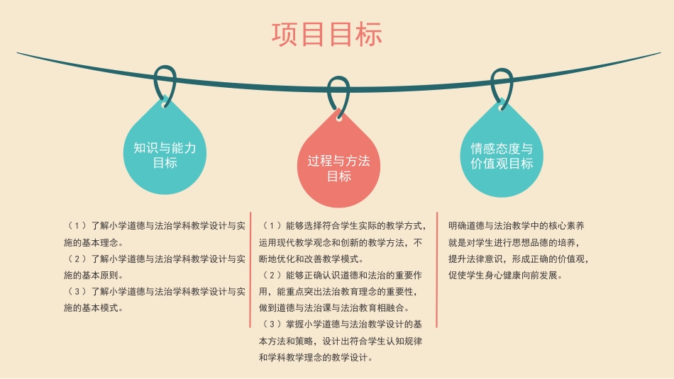 小学教学设计与实施：项目5小学道德与法治教学设计与实施PPT教学课件.pptx_第3页