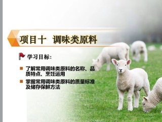 烹饪原料与营养第2版中职：调味类原料PPT教学课件.pptx