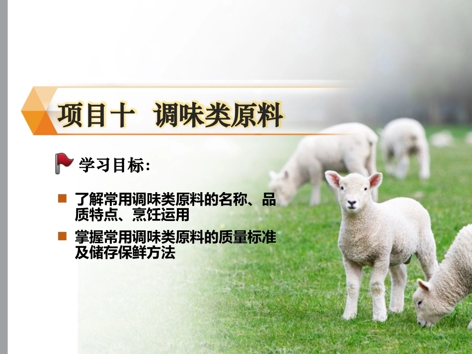 烹饪原料与营养第2版中职：调味类原料PPT教学课件.pptx_第1页