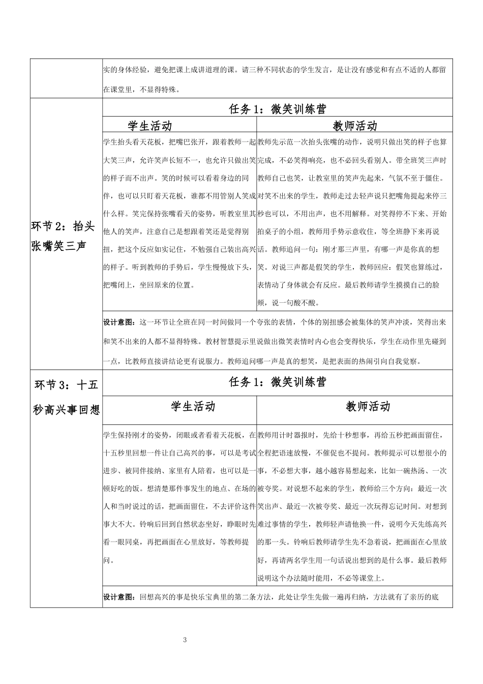 2026春北师大版心理健康六年级下册第二单元 惜时乐群 规划未来·第27课 微笑面对每一天（第3课时）分课时教学设计[2012纲要2025修改].docx_第3页