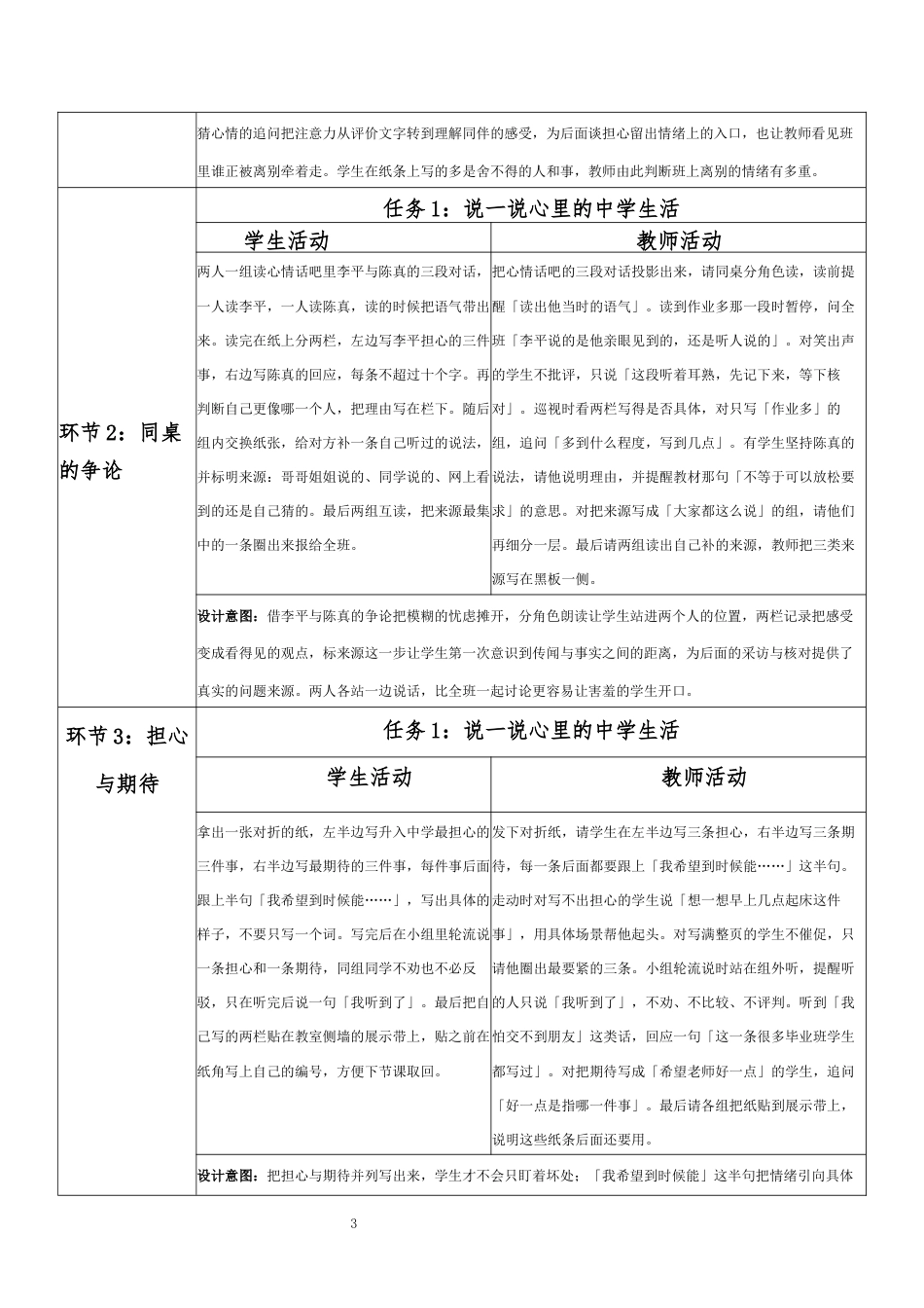 2026春北师大版心理健康六年级下册第三单元 珍爱感恩 从容启航·第35课 为升学做准备（第5课时）分课时教学设计[2012纲要2025修改].docx_第3页