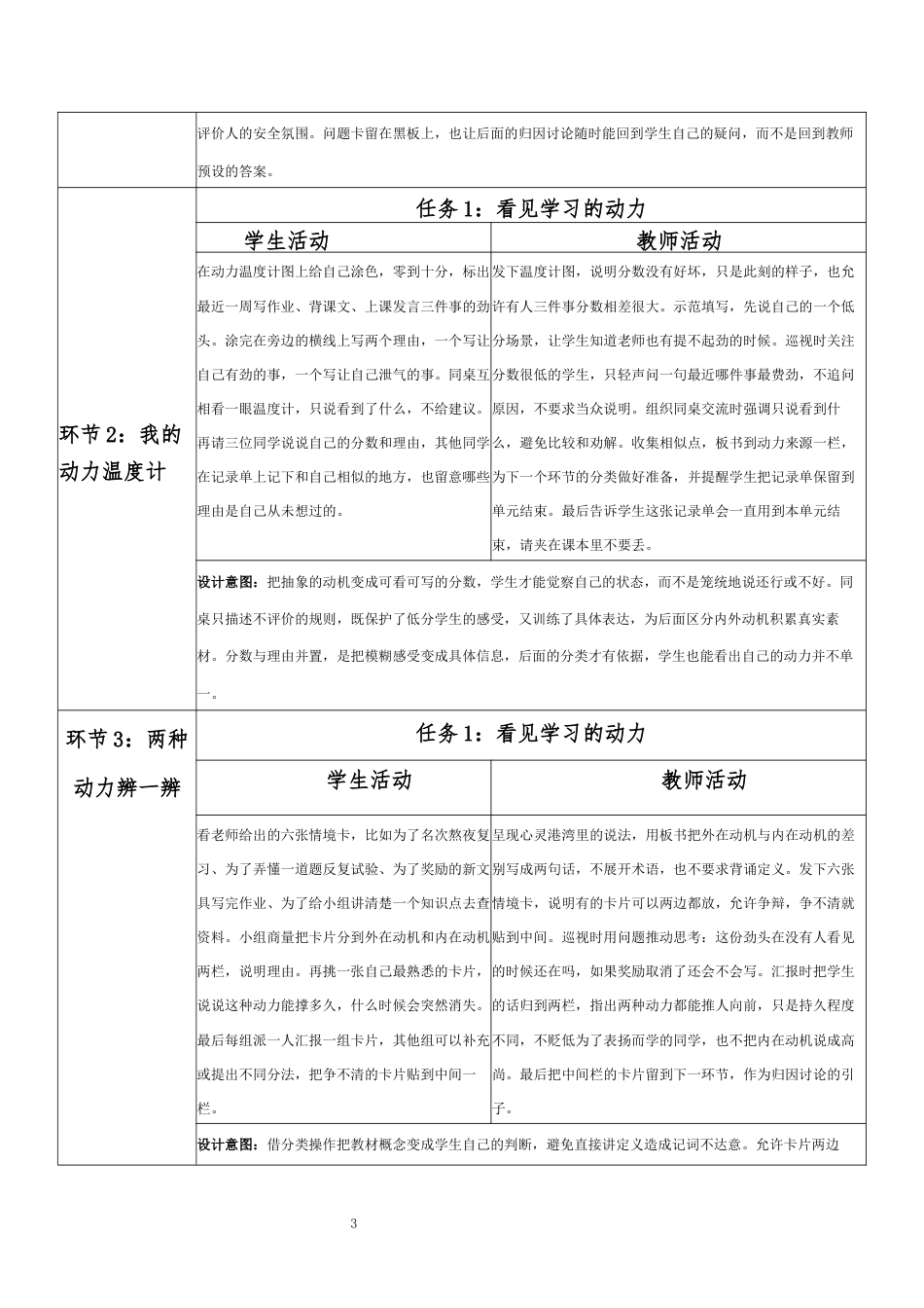 2026春北师大版心理健康六年级下册第一单元 理想启航 青春同行·第19课 为理想启航（第1课时）分课时教学设计[2012纲要2025修改].docx_第3页