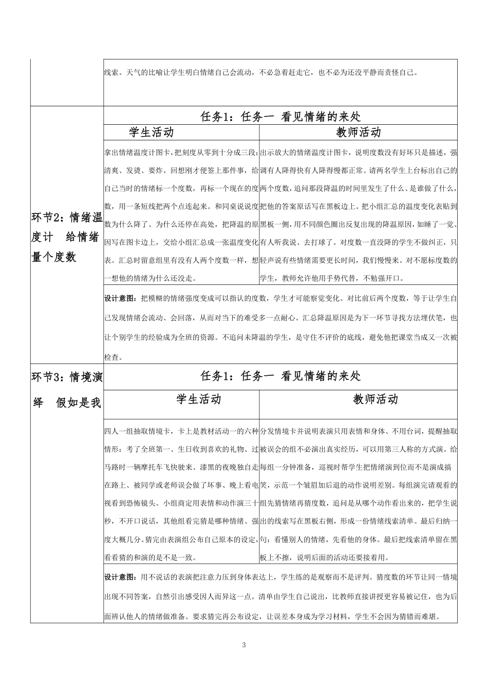 2026秋北师大版心理健康六年级上册第二单元 善学善处 守护成长·第9课 做情绪的主人（第3课时）分课时教学设计[2012纲要2025修改].pdf_第3页