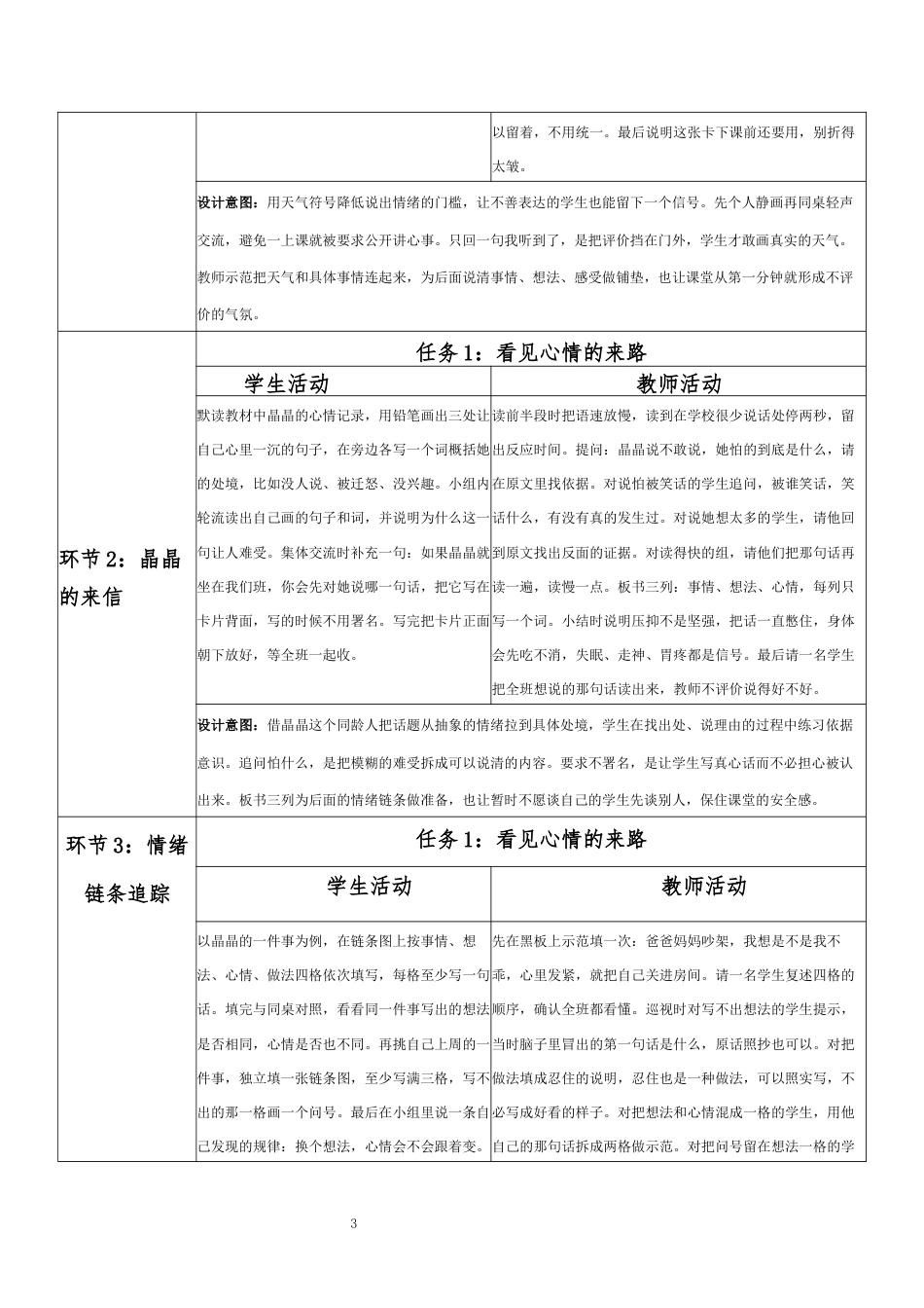2026秋北师大版心理健康六年级上册第三单元 自我调适 温暖相处·第15课 转换心情（第3课时）分课时教学设计[2012纲要2025修改].docx_第3页