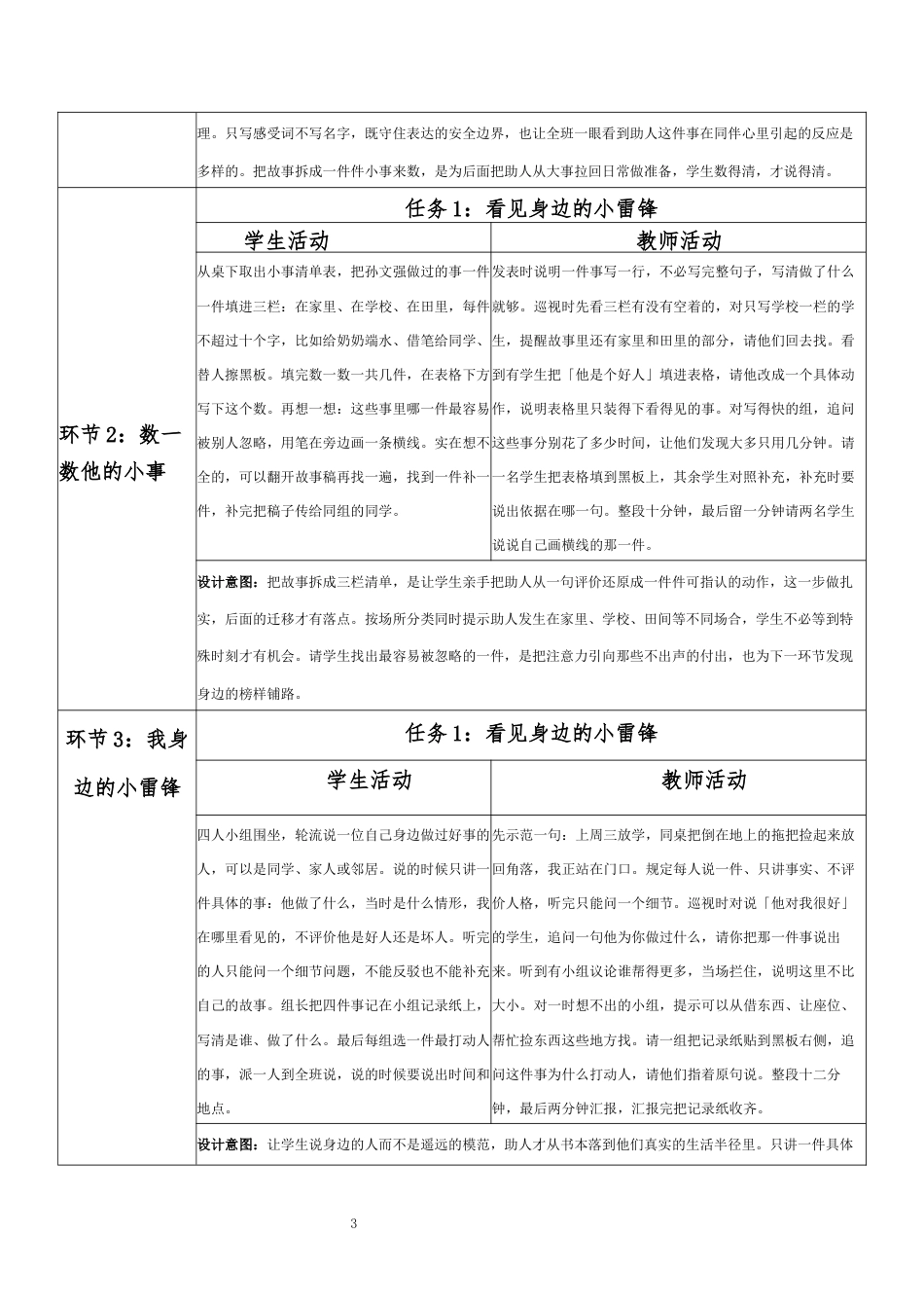 2026秋北师大版心理健康六年级上册第一单元 乐学悦己 结伴成长·第5课 做新时代的小雷锋（第5课时）分课时教学设计[2012纲要2025修改].docx_第3页