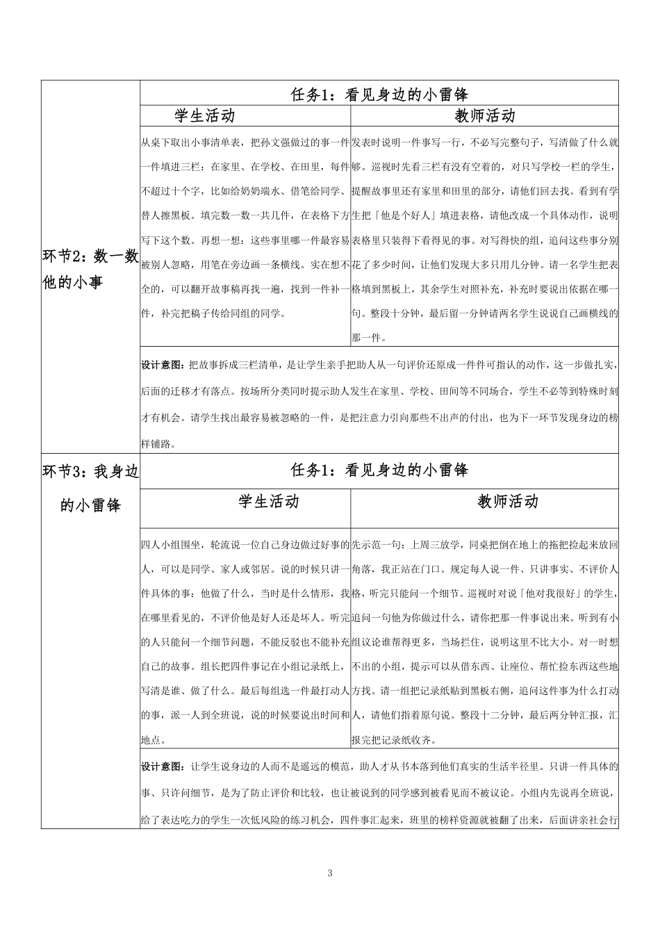 2026秋北师大版心理健康六年级上册第一单元 乐学悦己 结伴成长·第5课 做新时代的小雷锋（第5课时）分课时教学设计[2012纲要2025修改].pdf_第3页