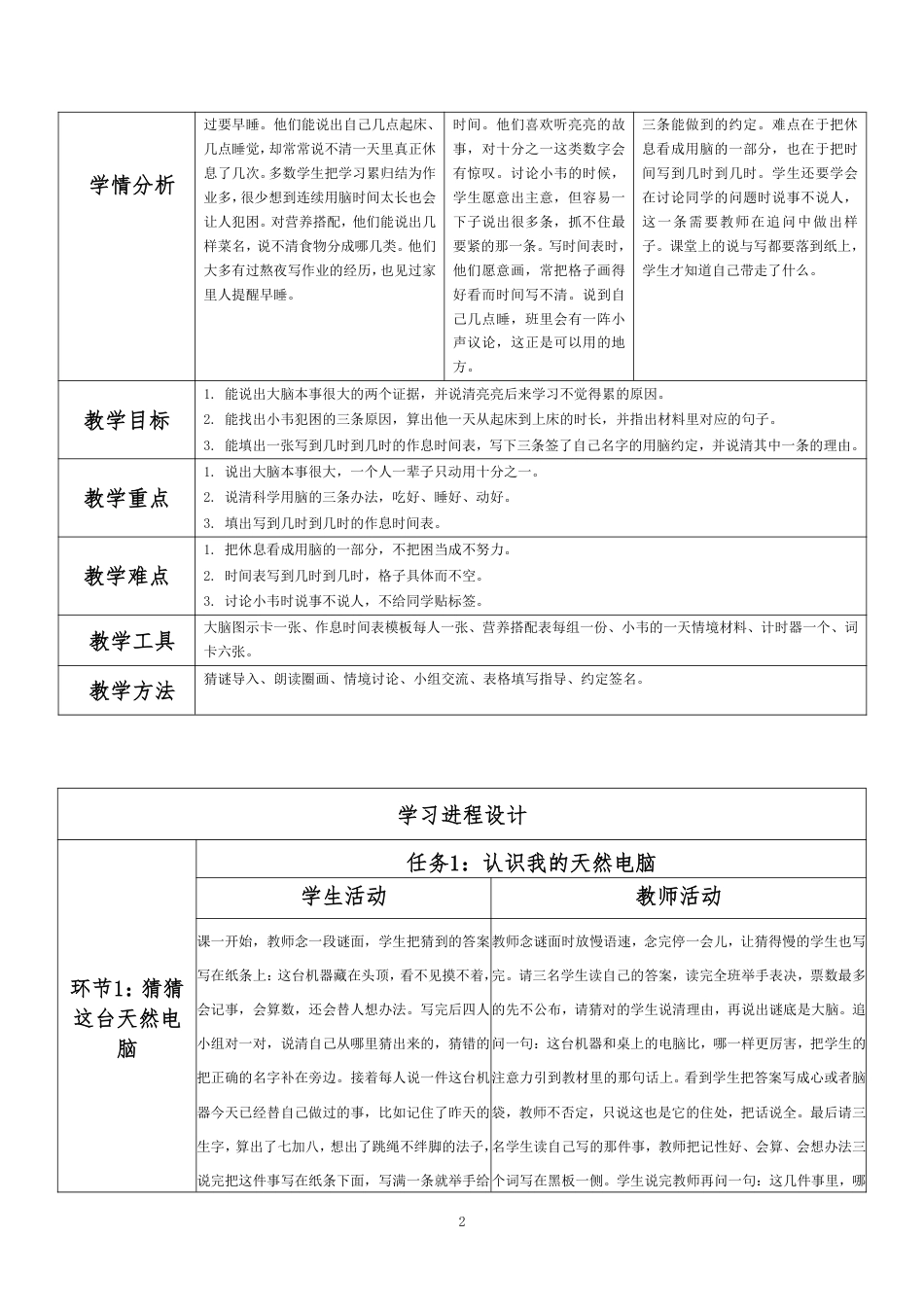 2027春北师大版心理健康三年级下册第二单元 会学习，会交往 分课时教学设计（合集）.pdf_第2页