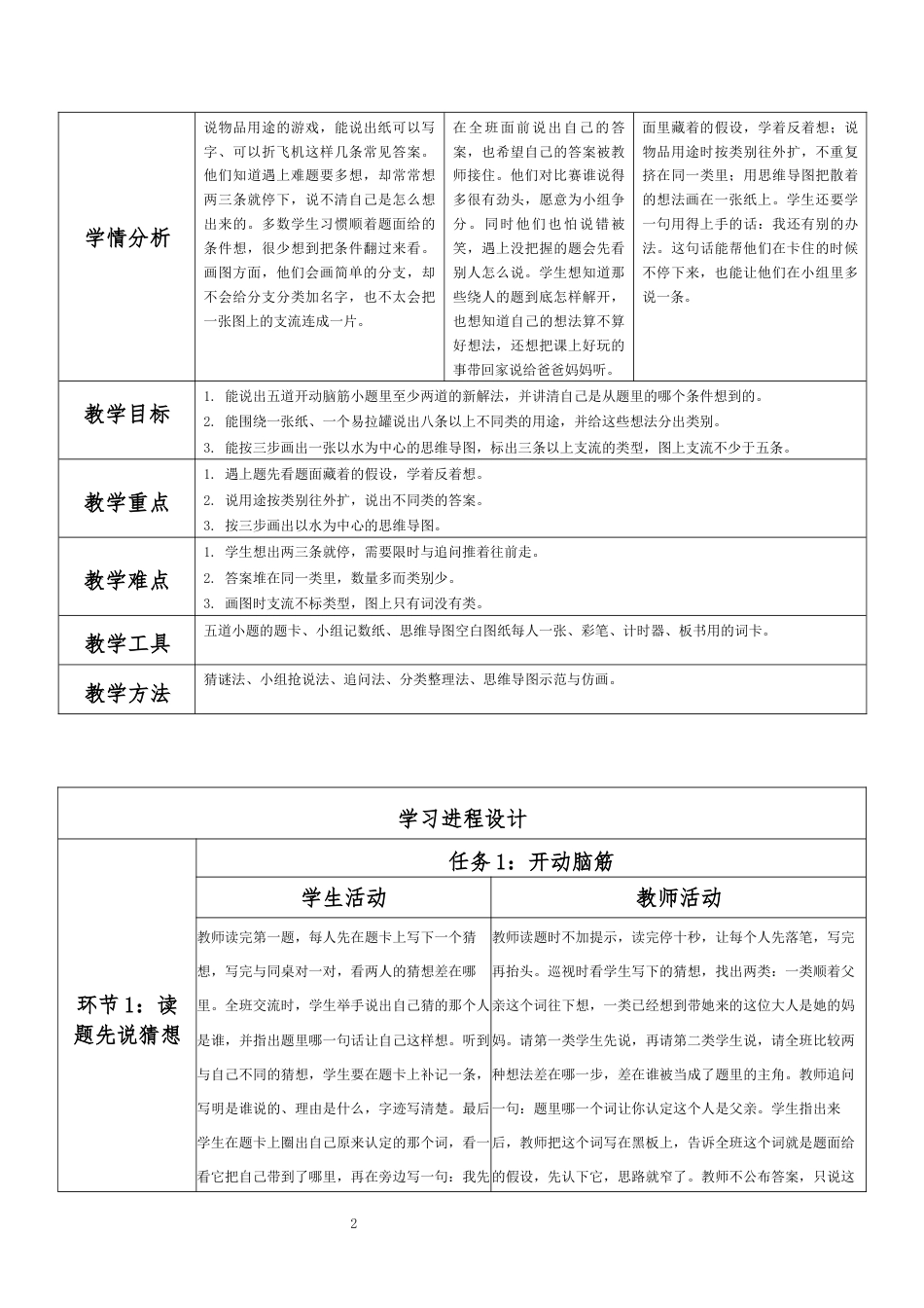 2027春北师大版心理健康三年级下册 分课时教学设计（整册合集）.docx_第2页