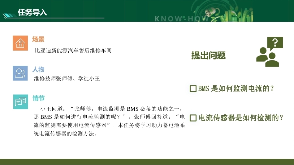 动力蓄电池及管理系统检修：电流传感器故障检测PPT教学课件.pptx_第2页
