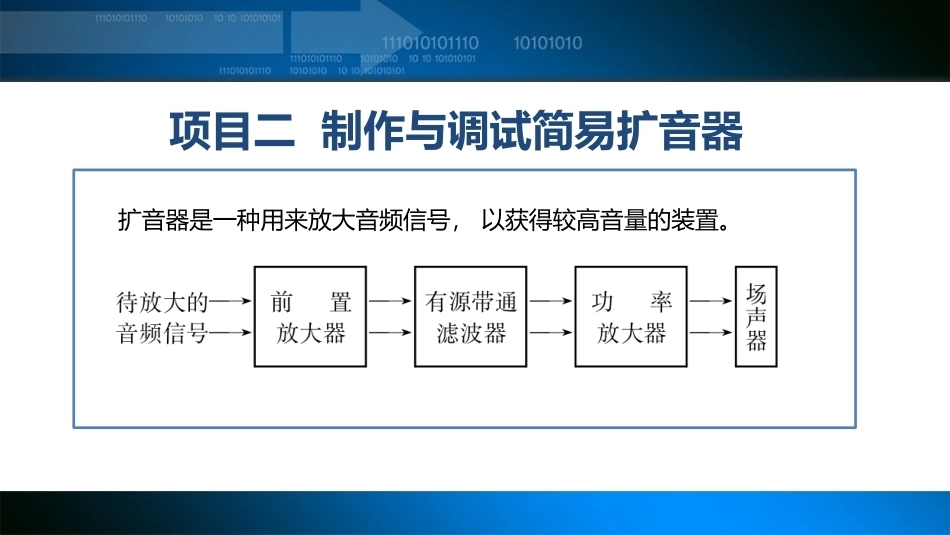模拟电子技术(中职)：制作与调试简易扩音器PPT教学课件.pptx_第2页
