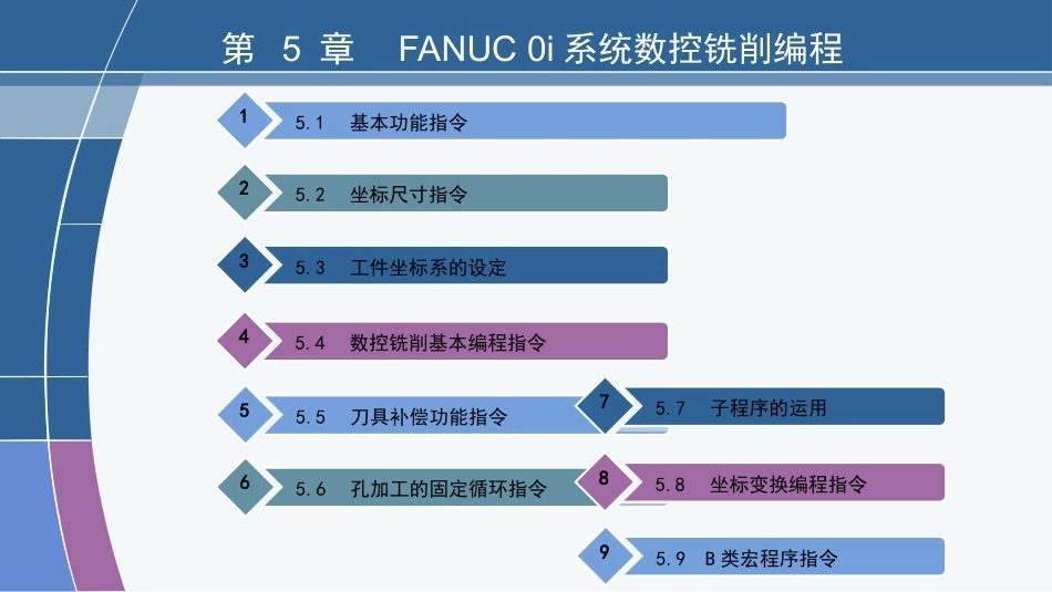 数控编程技术（第3版）：FANUC 0i系统数控铣削编程PPT教学课件.pptx_第2页