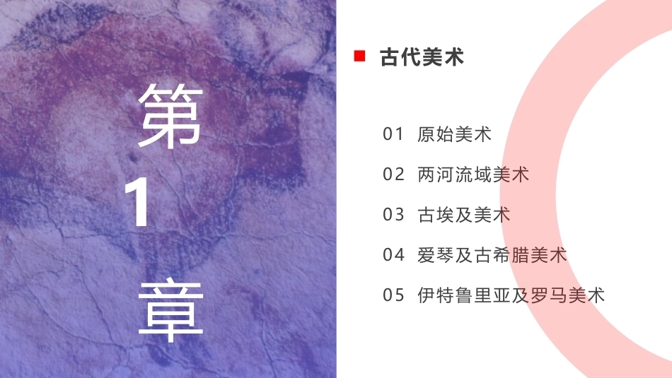 外国美术欣赏：古代美术PPT教学课件.pptx_第1页