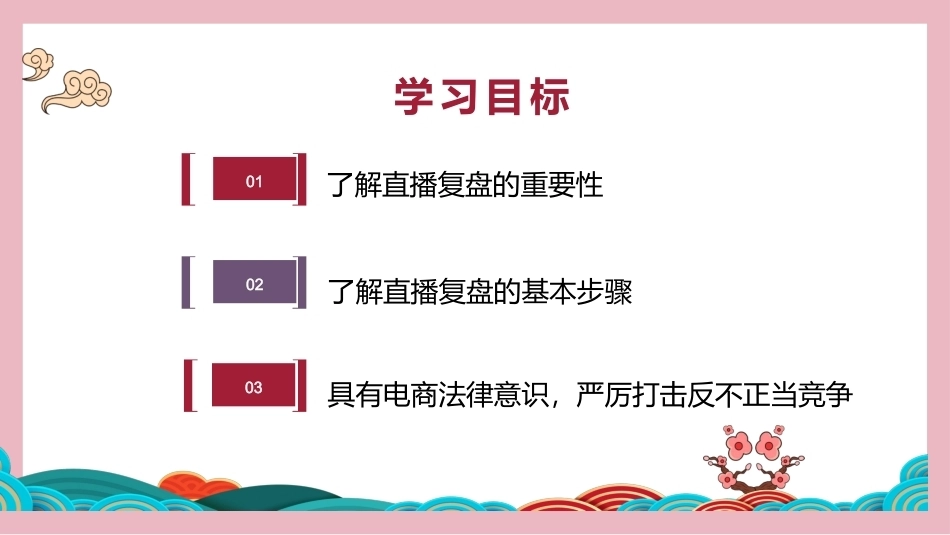 新媒体电商直播运营：认识直播复盘的意义和流程PPT教学课件.pptx_第3页