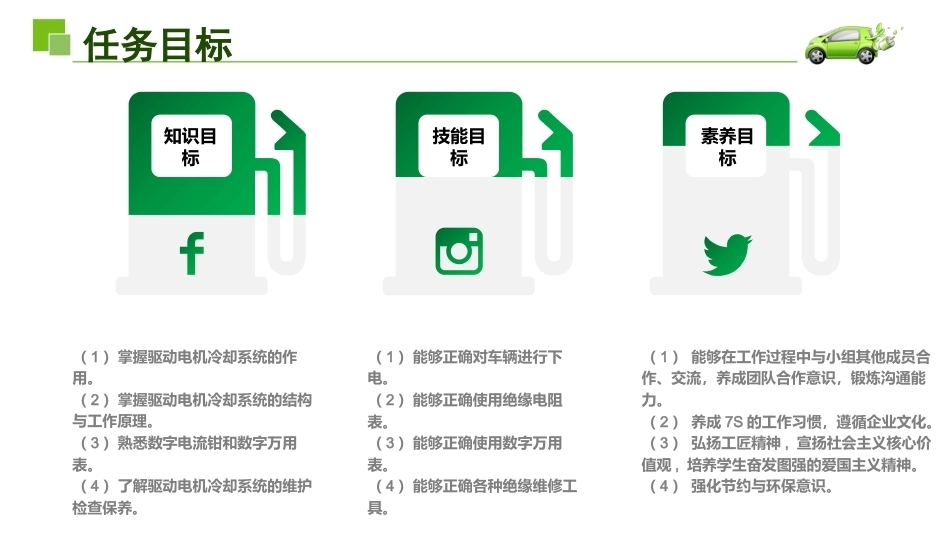 新能源汽车维护与保养：驱动电机冷却系统检查保养PPT教学课件.pptx_第3页