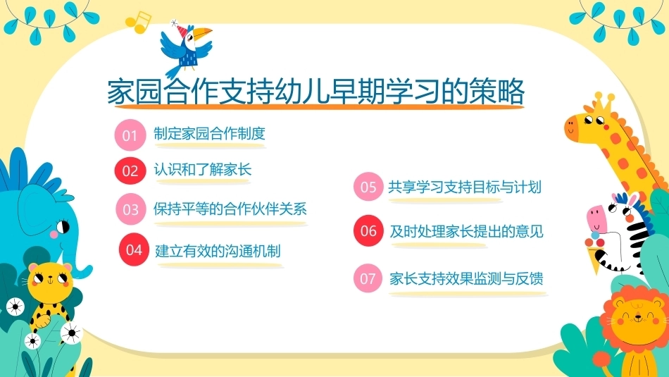幼儿早期学习支持：家园合作支持幼儿早期学习的策略PPT教学课件.pptx_第2页