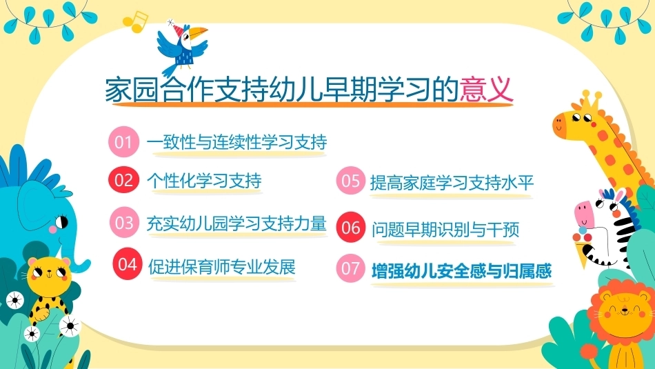 幼儿早期学习支持：家园合作支持幼儿早期学习的意义PPT教学课件.pptx_第2页
