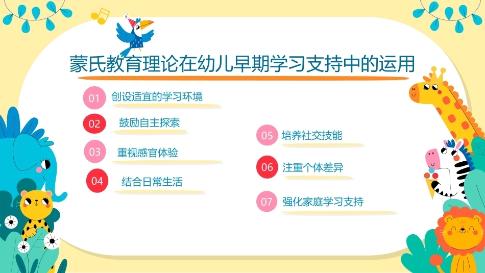 幼儿早期学习支持：蒙氏教育理论在幼儿早期学习支持中的运用PPT教学课件.pptx_第2页