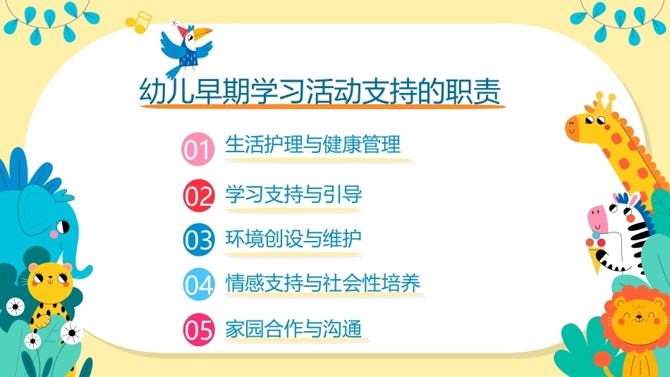 幼儿早期学习支持：幼儿早期学习活动支持的职责PPT教学课件.pptx_第2页