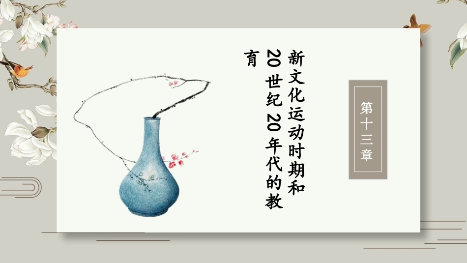中国教育史：新文化运动时期和20世纪20年代的教育PPT教学课件.pptx_第2页