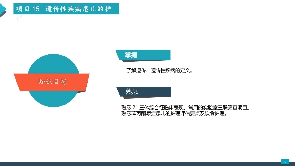 儿童护理：遗传性疾病患儿的护理PPT教学课件.pptx_第2页