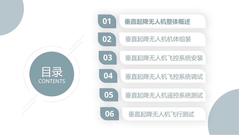 无人机组装与调试：项目3任务1垂直起降固定翼无人机整体概述PPT教学课件.pptx_第2页