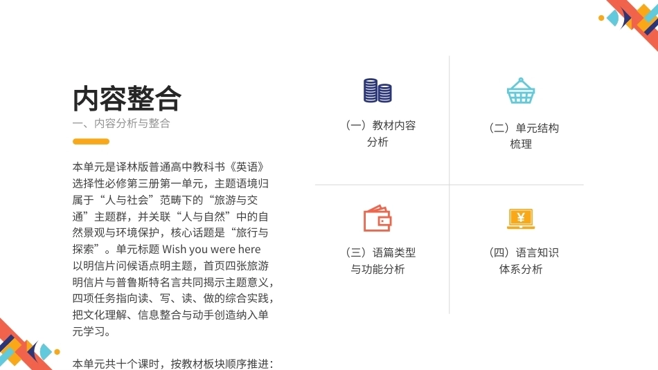 2026译林版高中英语选择性必修第三册大单元整体教学设计整册合集四个单元课件.pptx_第3页