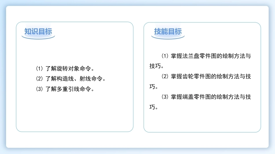 机械CAD技术项目教程（AutoCAD 2023）：绘制盘盖类零件图PPT教学课件.pptx_第2页