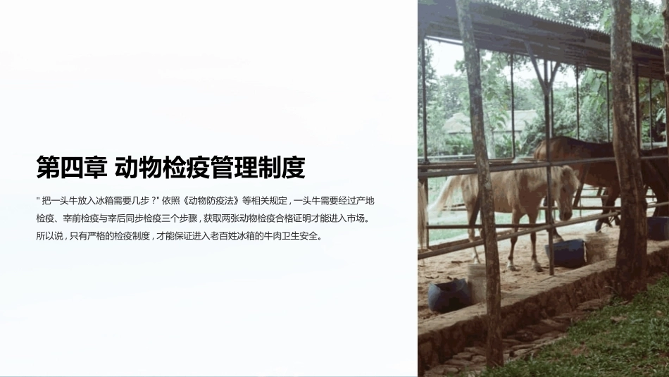 兽医法规：动物检疫管理制度PPT教学课件.pptx_第1页