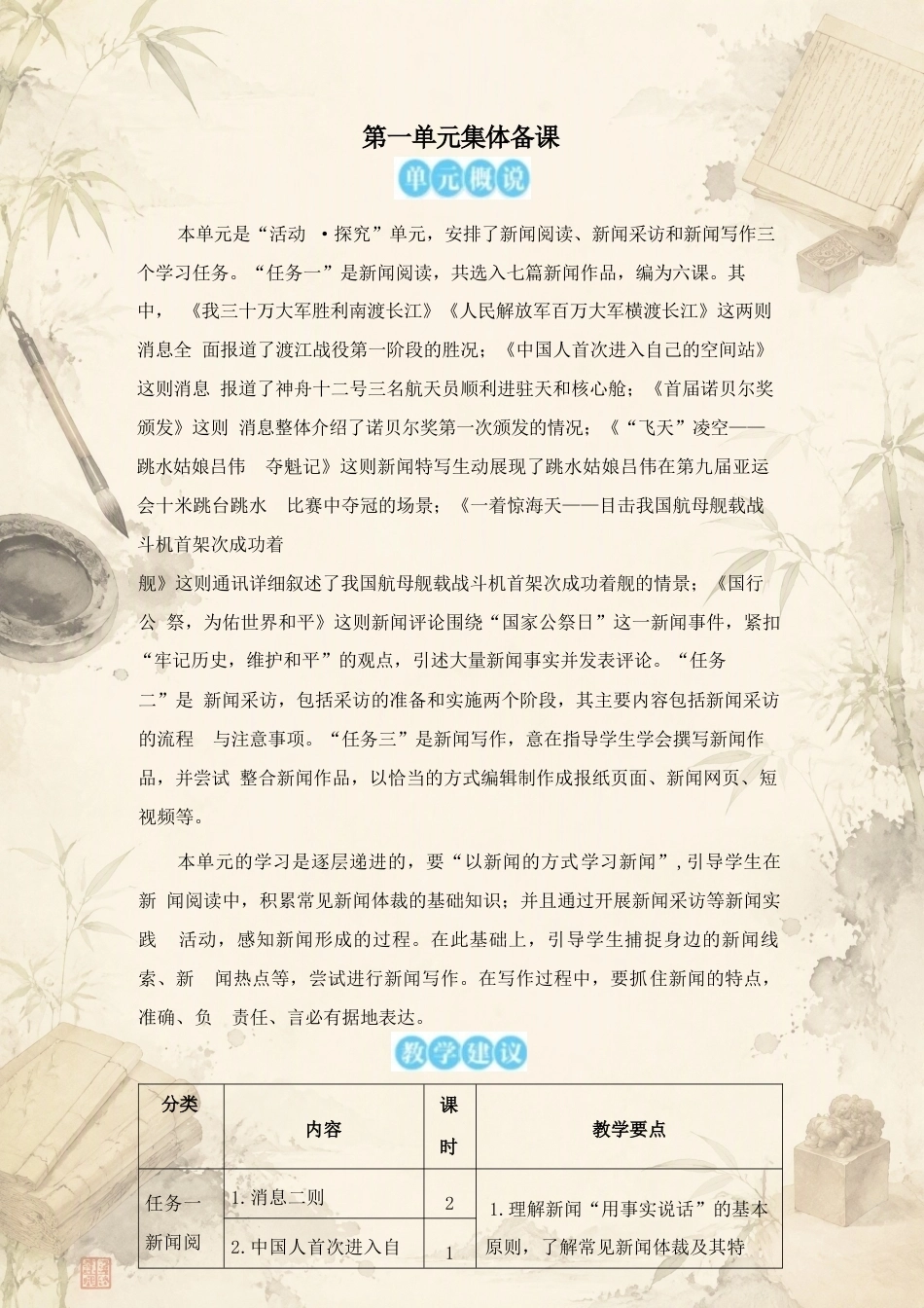 新统编版初中语文八年级上册全册同步教学设计合集（2025年秋）.docx_第2页