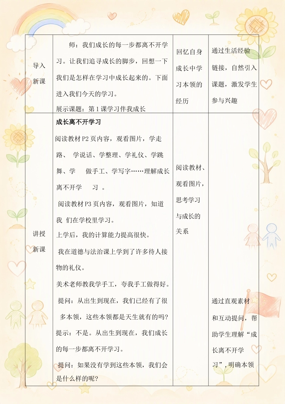 统编版小学道德与法治三年级上册全册教学设计（教案）合集（2025—2026学年）.docx_第3页