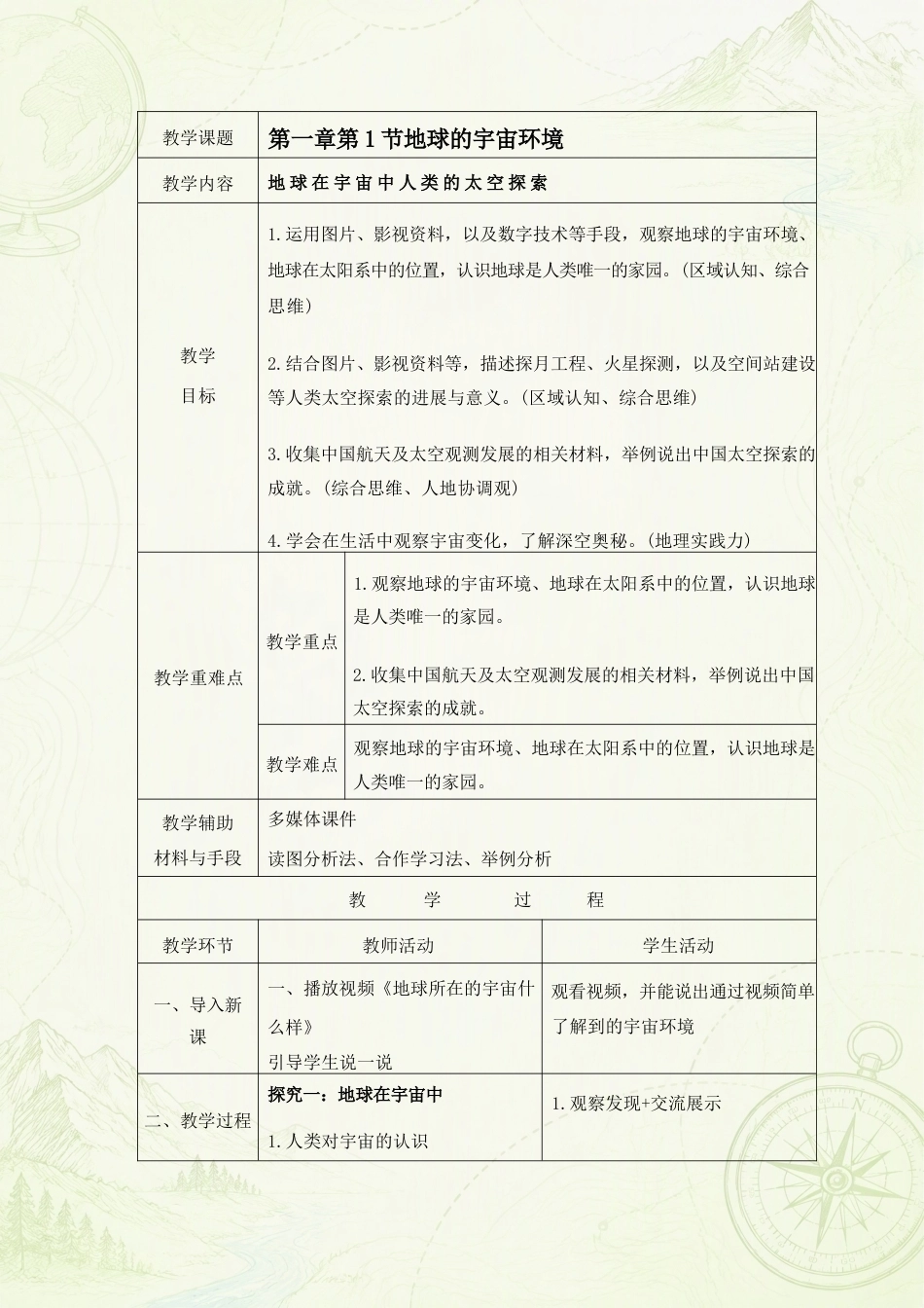 新人教版初中地理七年级上册全册同步教案合集（2025年秋）.docx_第2页