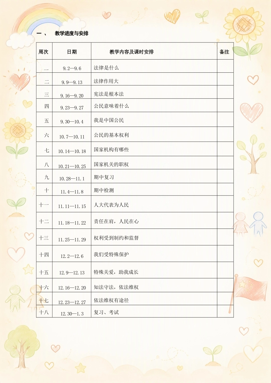 人教版（2025年）小学道德与法治六年级上册全册教案合集.docx_第2页