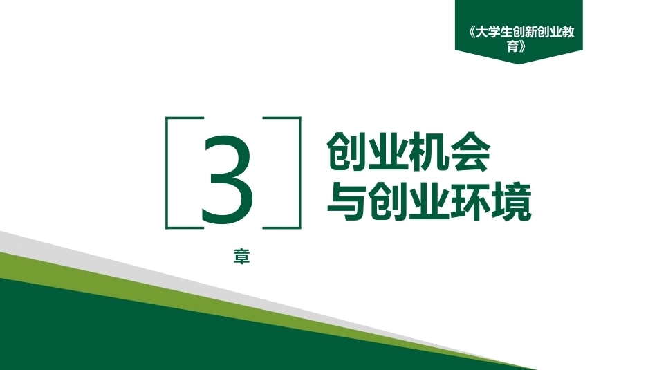 大学生创新创业教育：创业机会与创业环境PPT教学课件.pptx_第2页