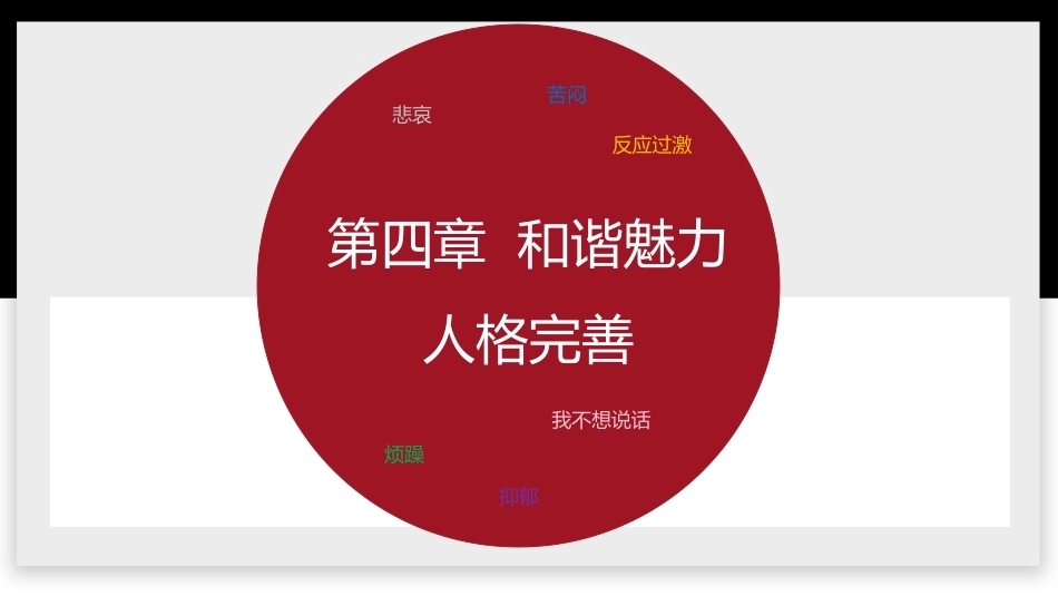 大学生心理健康教育：和谐魅力-人格完善PPT教学课件.pptx_第1页
