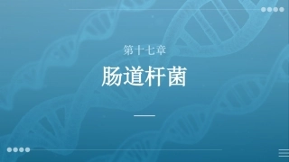 病原生物与免疫学：肠道杆菌PPT教学课件.pptx