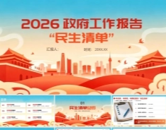 2026政府工作报告民生清单PPT学习课件.pptx